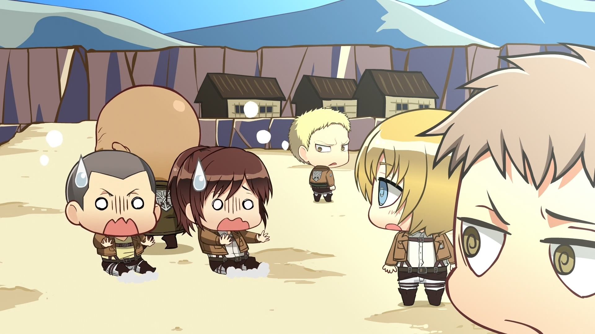 Attack on Titan Season 0 :Episode 8  Chibi Theater: Fly, Cadets, Fly!: Day 14 / Day 15 / Day 16