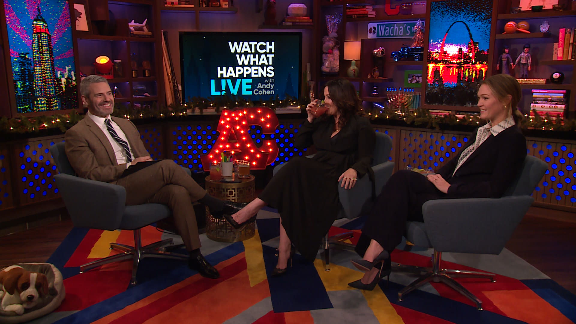 Watch What Happens Live with Andy Cohen Season 16 :Episode 198  Alanis Morissette & Julia Stiles