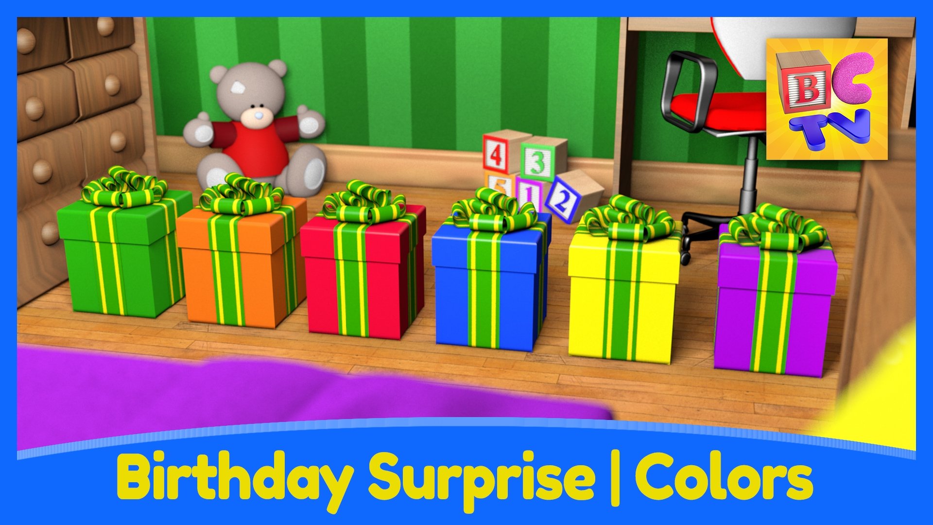 Thumbnail for Birthday Surprise - Learning Colors for Kids Season 1 Episode 9