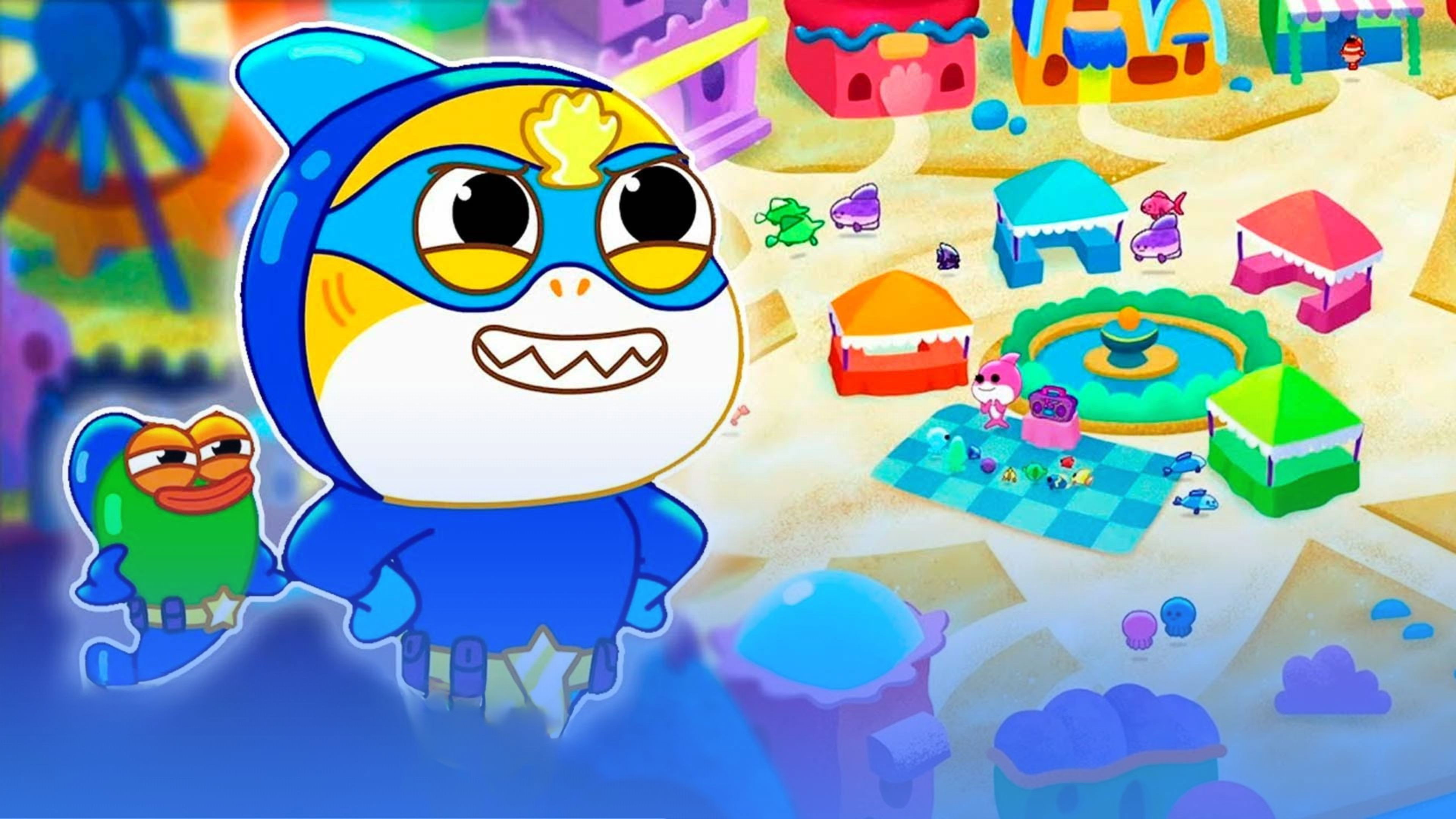 Baby Shark O Grande Show Super Heróis Tubarões