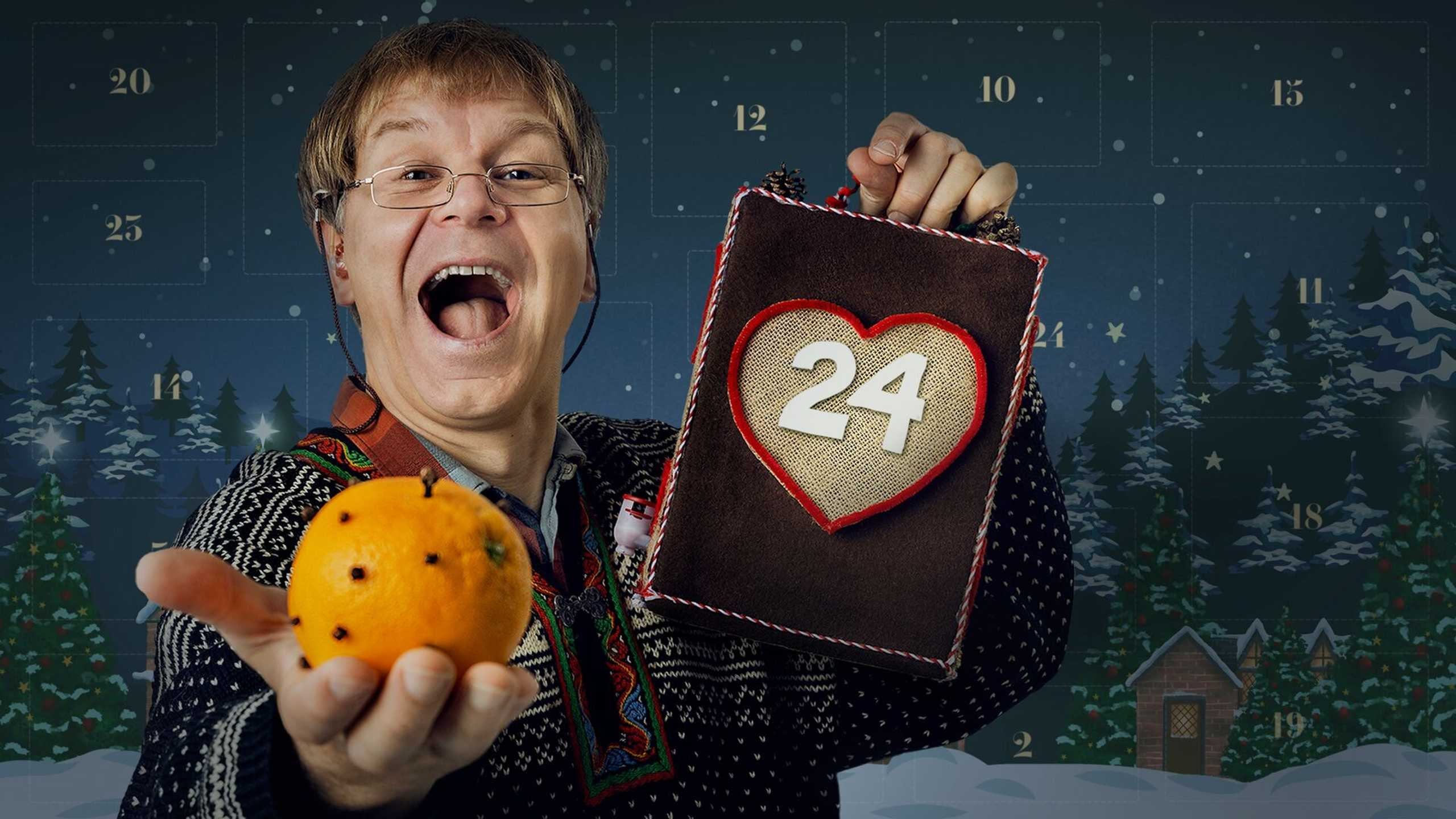 Asbjørns julekalender backdrop