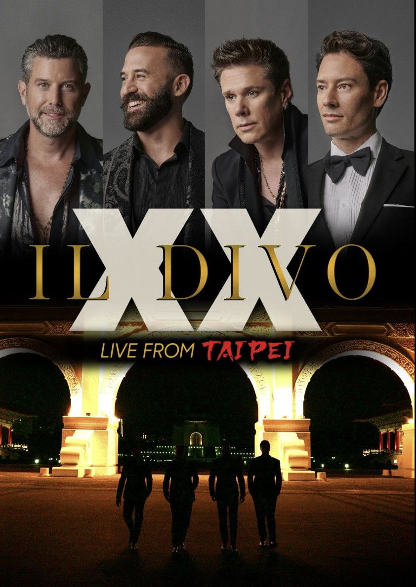 Plakat, der markedsfører Il Divo XX: Live from Taipei