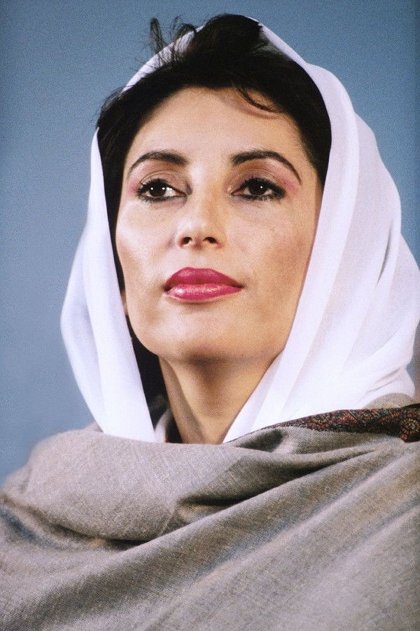 et billede af Benazir Bhutto