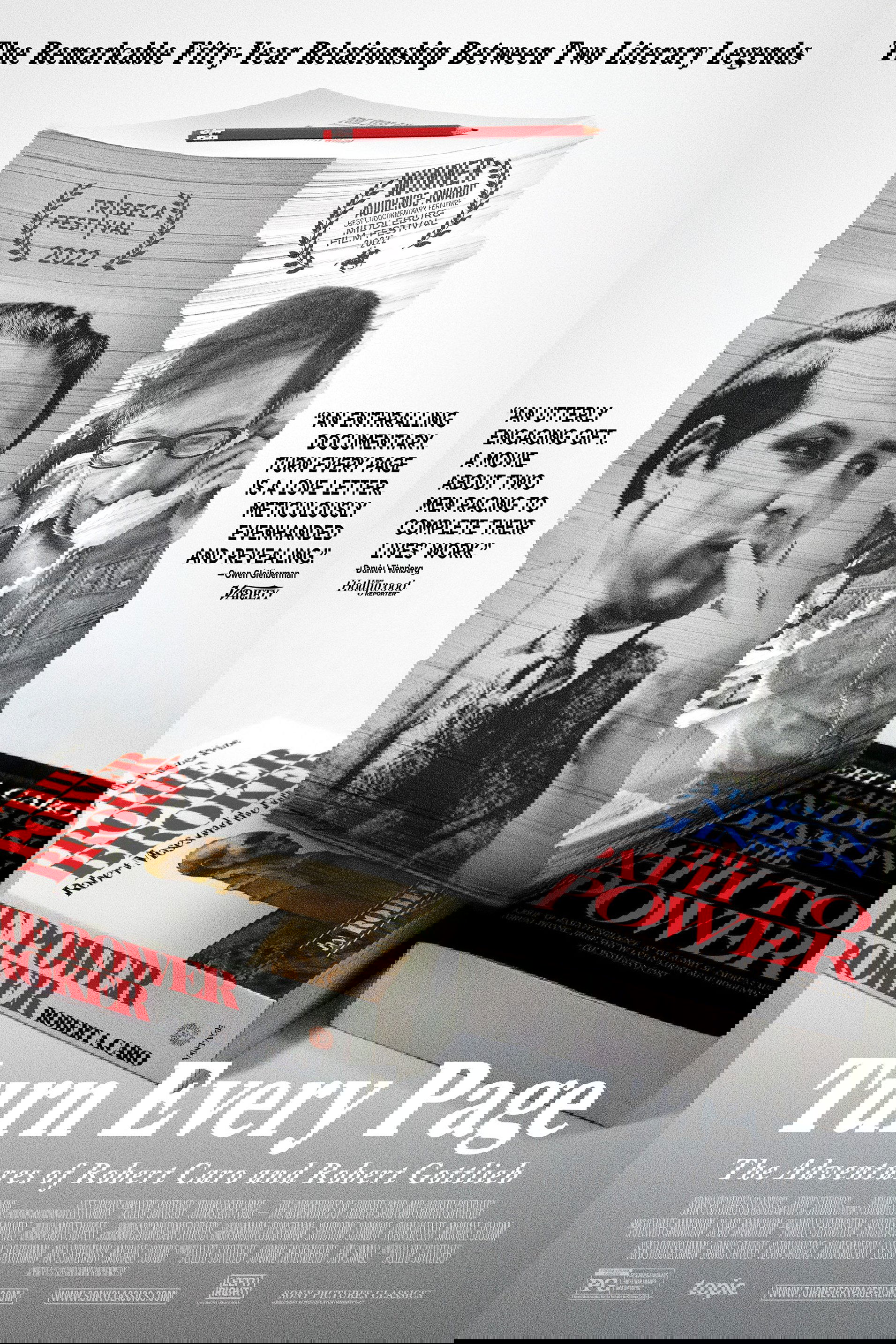 Turn Every Page - The Adventures of Robert Caro and Robert Gottlieb