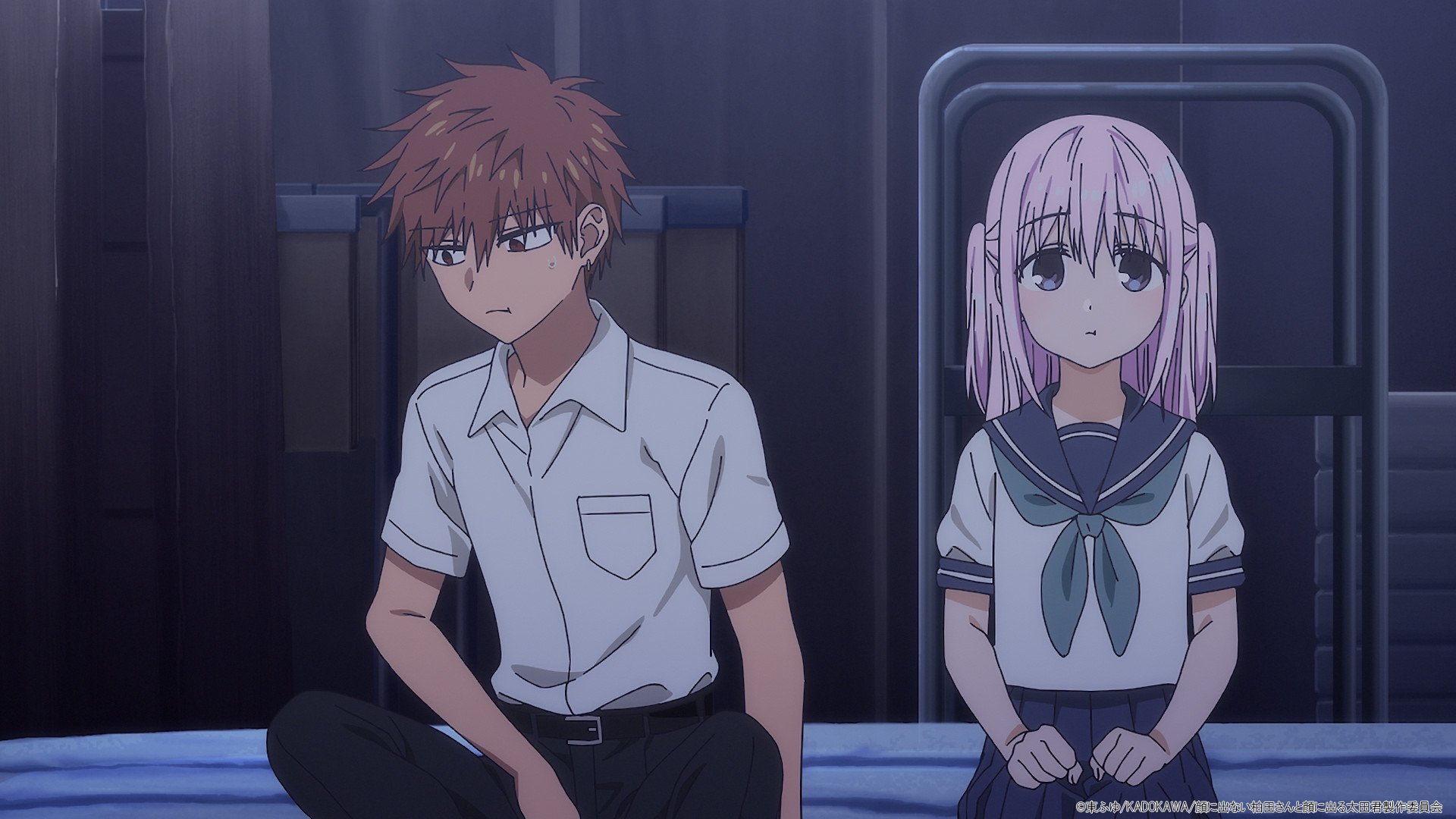 Kao ni denai Kashiwada-san to Kao ni deru Oota-kun 1x3