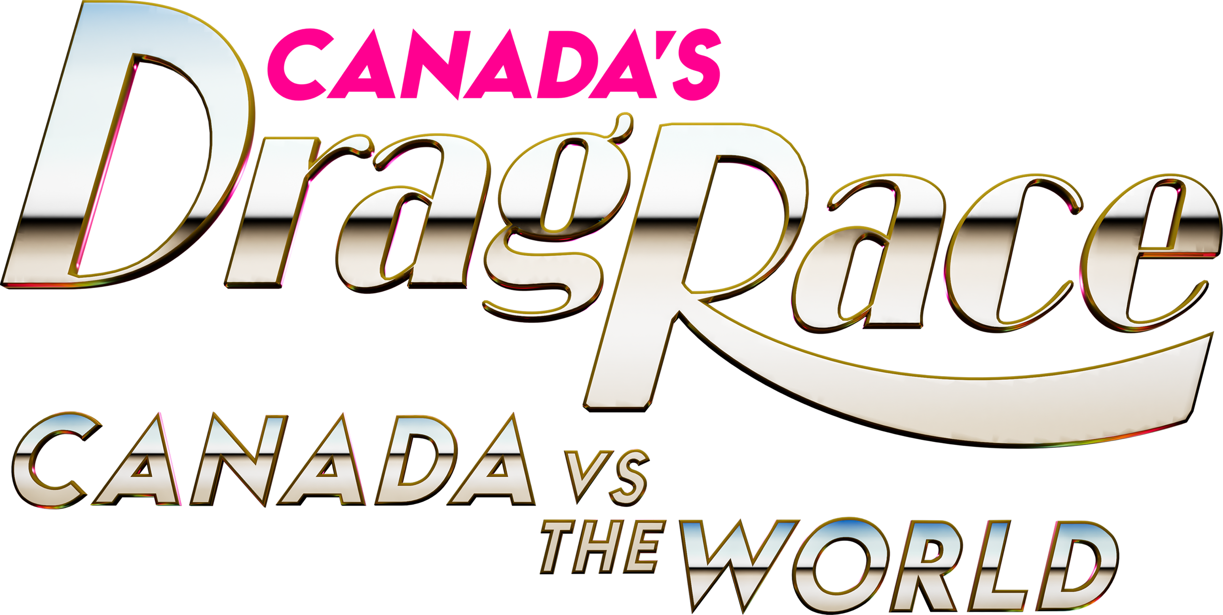Canada's Drag Race: Canada vs The World Logo