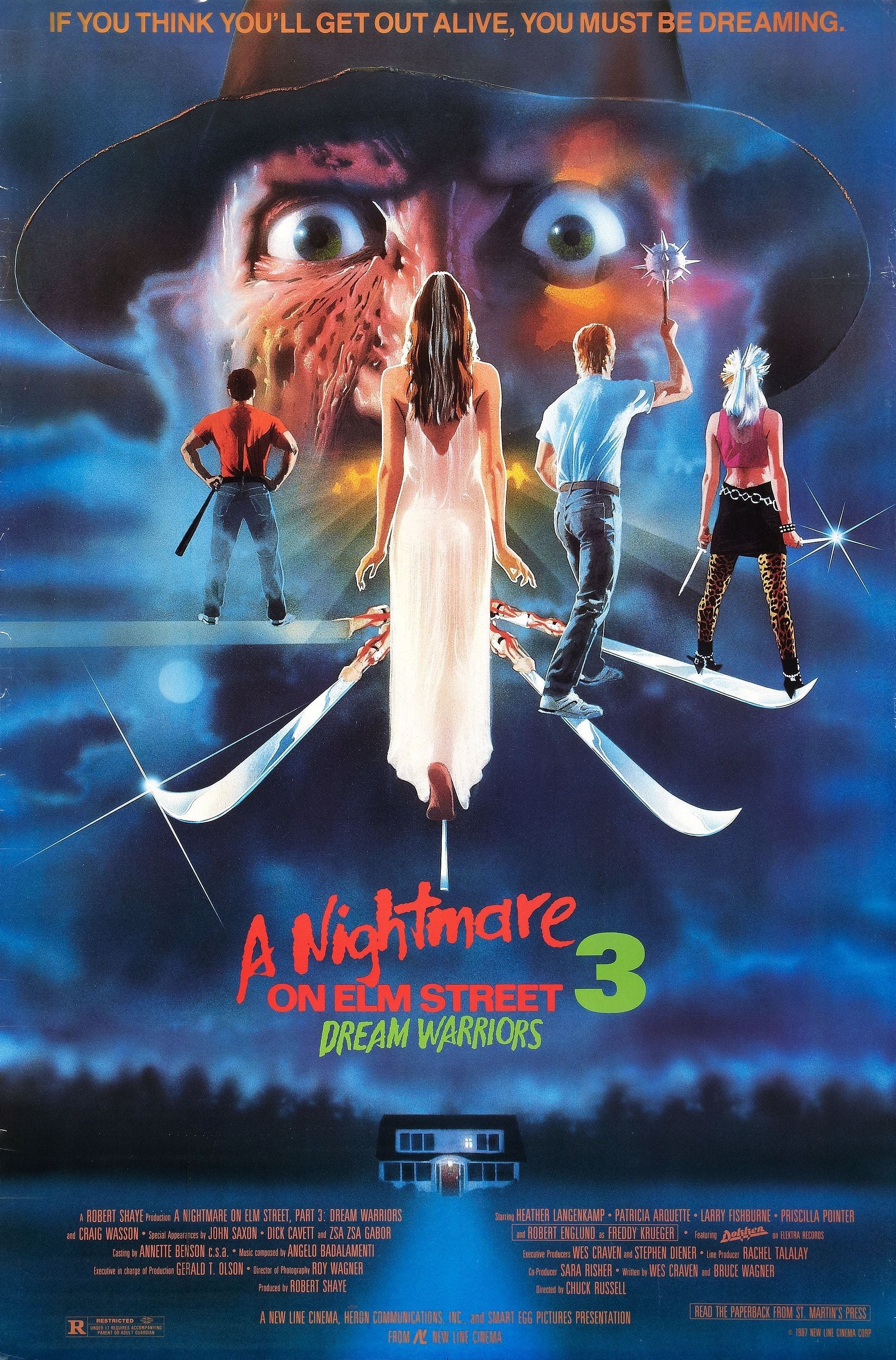 A Nightmare on Elm Street 3: Dream Warriors Movie poster