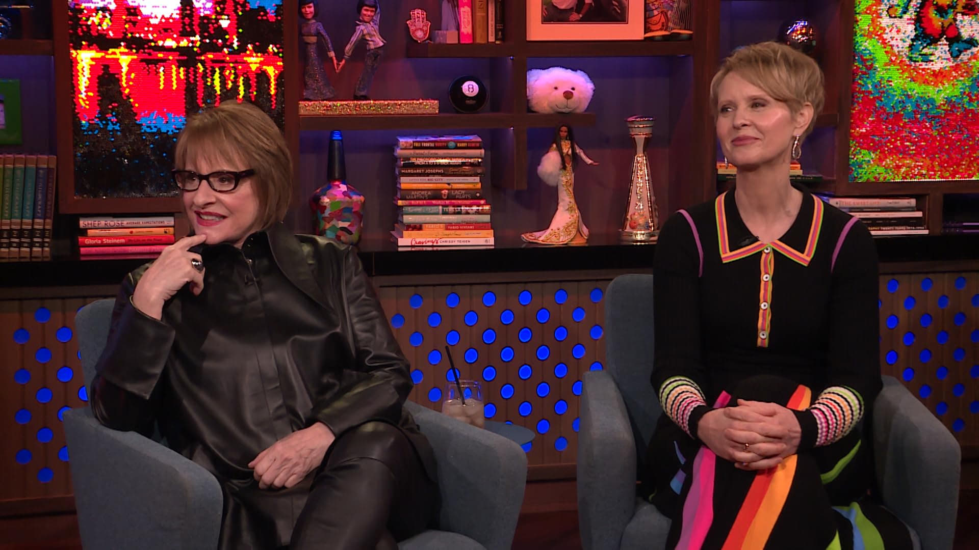 Watch What Happens Live with Andy Cohen Season 19 :Episode 17  Cynthia Nixon & Patti LuPone