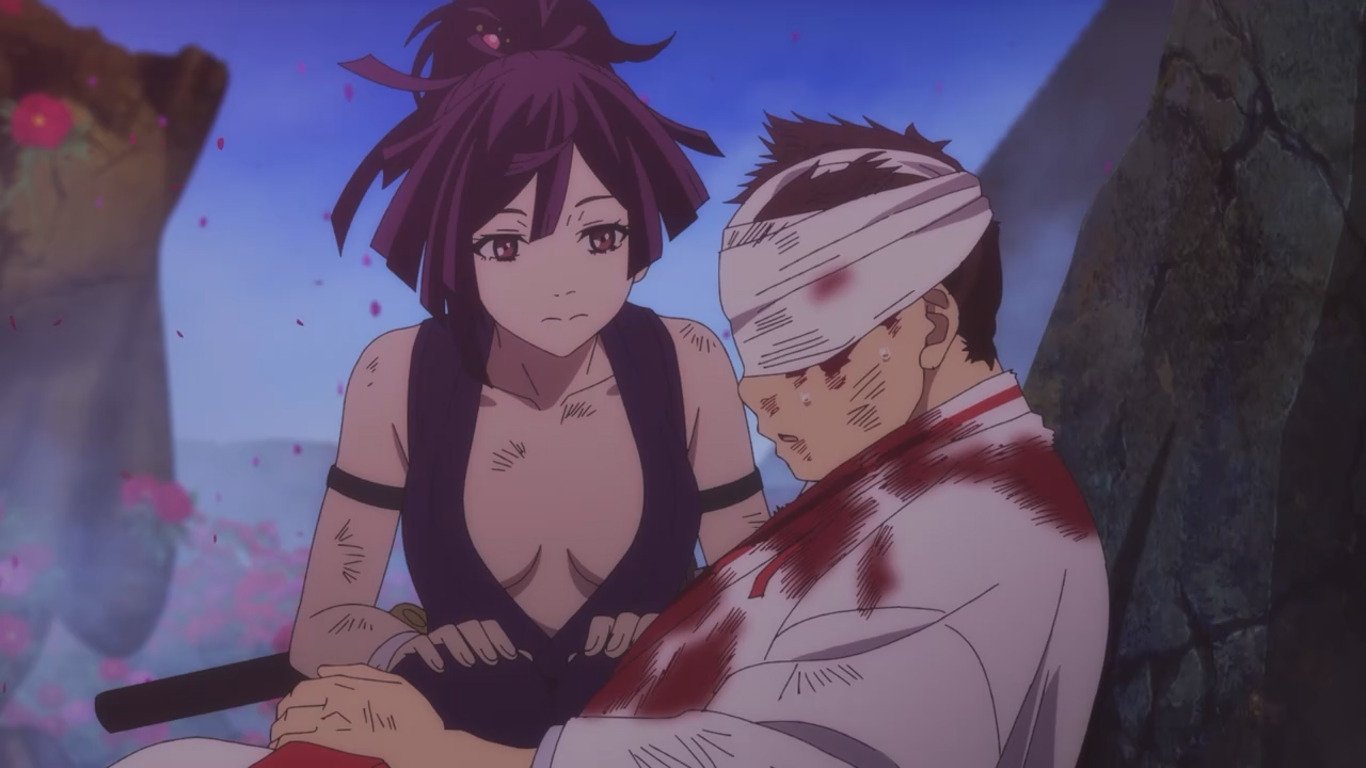 Hell's Paradise: 1ª Temporada, Episódio 13 – A batalha final - Combo Infinito