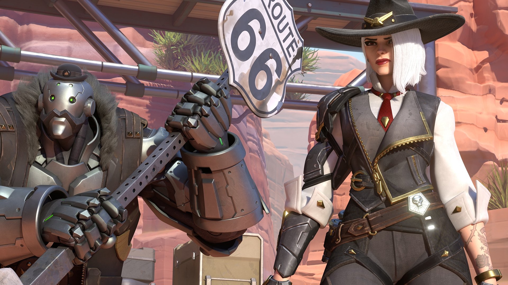 Overwatch: Reunion background
