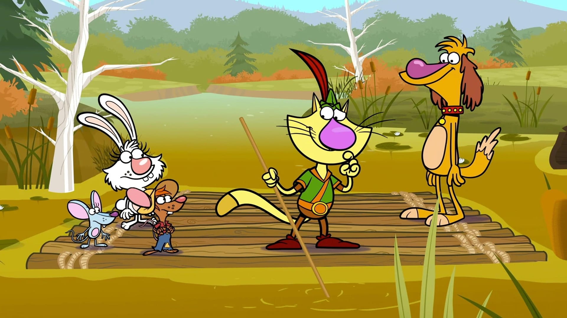 Nature Cat and his pals are called into action to... 