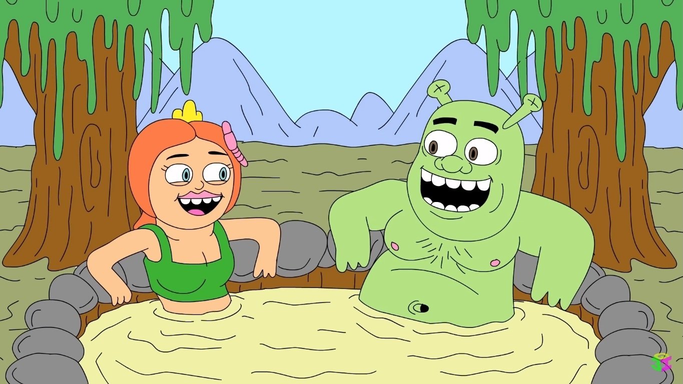 Shrek Retold background