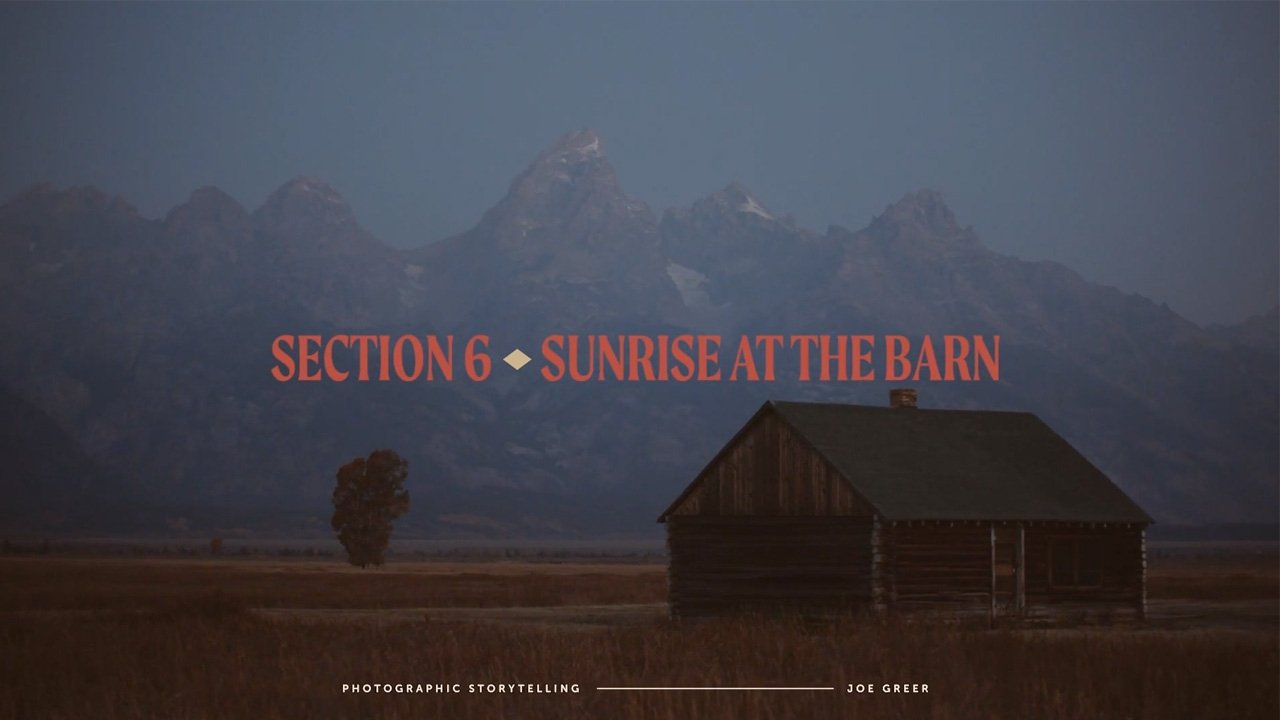 Sunrise at the Barn