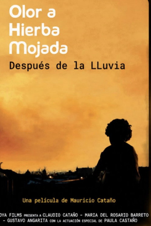 Olor a hierba mojada después de la lluvia Poster