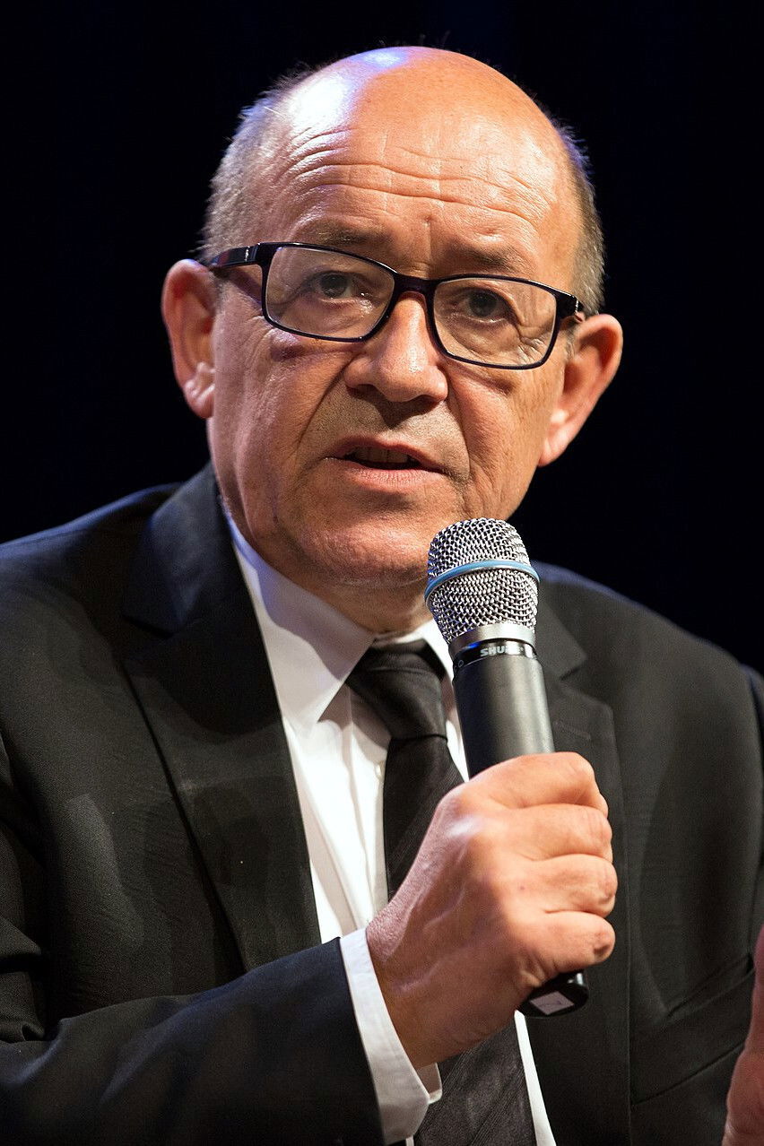 et billede af Jean-Yves Le Drian