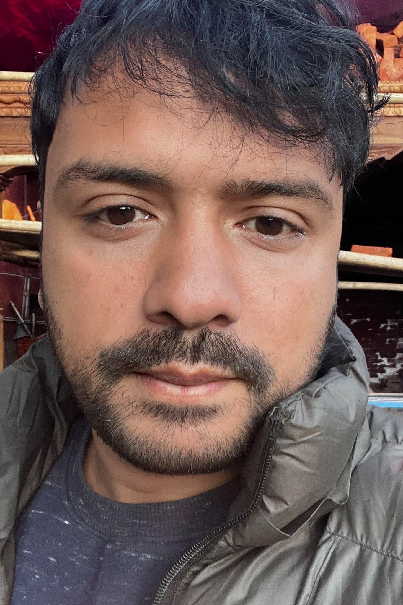 Profile Ajay Panta with character Prayas