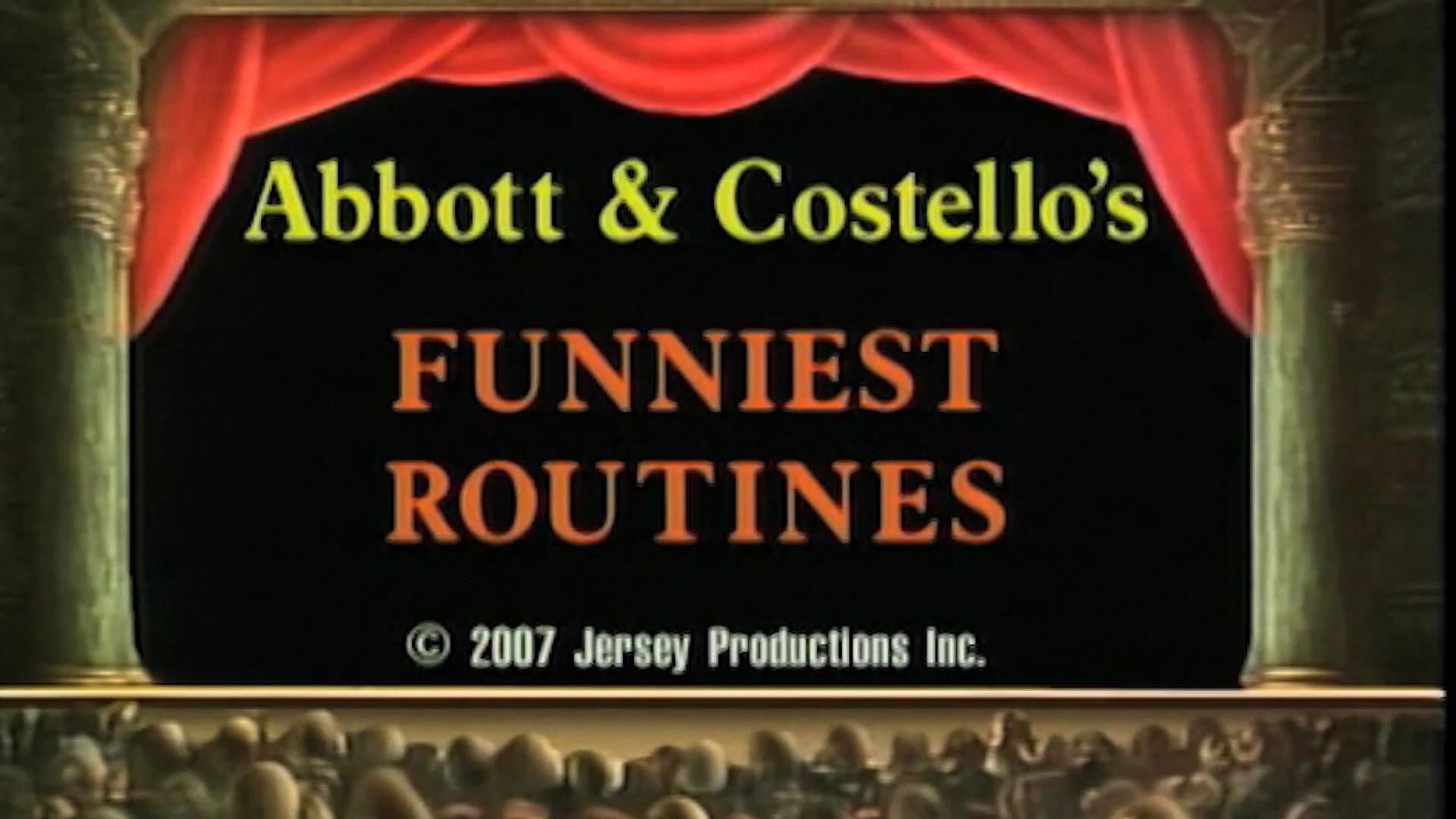 Abbott and Costello: Funniest Routines, Vol. 1