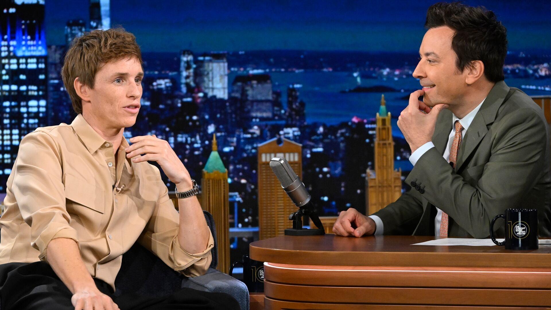 The Tonight Show Starring Jimmy Fallon Season 11 :Episode 134  Eddie Redmayne, Michael McDonald, Paul Reiser, Tems