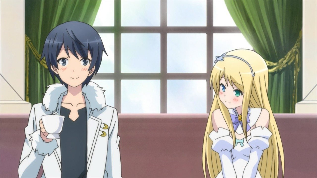Isekai wa Smartphone to Tomo ni #lyrics #foryou #4u #musicvibes #アニメ #