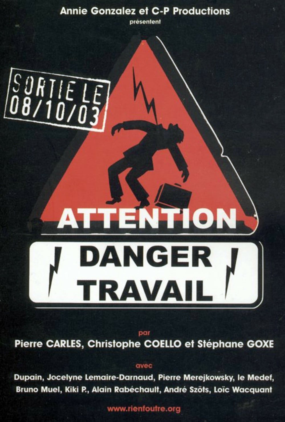 Affiche du film Attention danger travail 13574