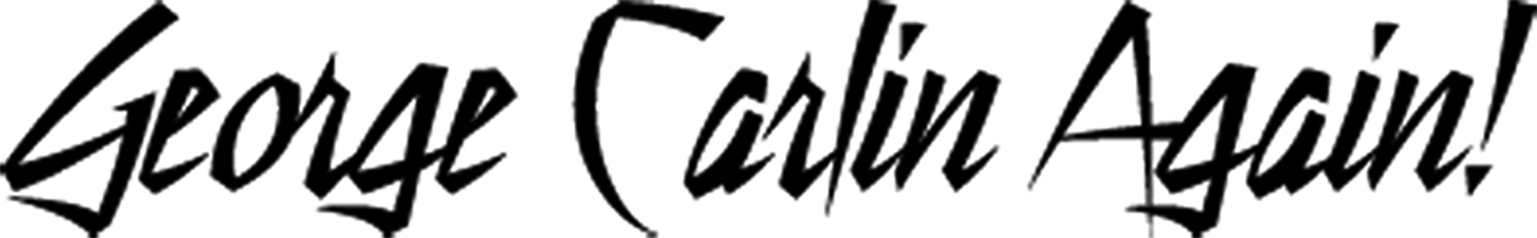 George Carlin: Again! Logo