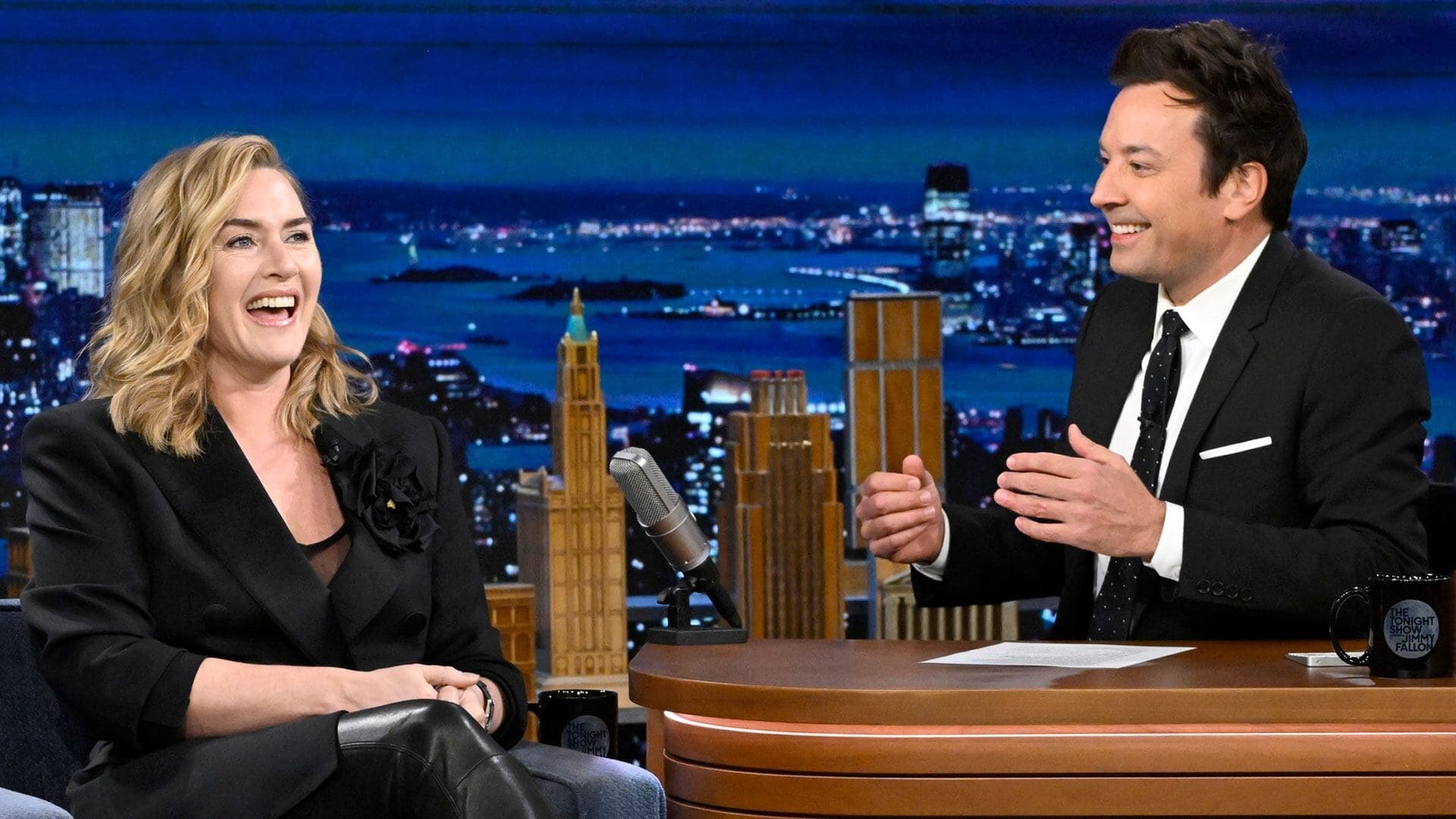 The Tonight Show Starring Jimmy Fallon Season 11 :Episode 86  Kate Winslet, Robin Wright, Maya Hawke