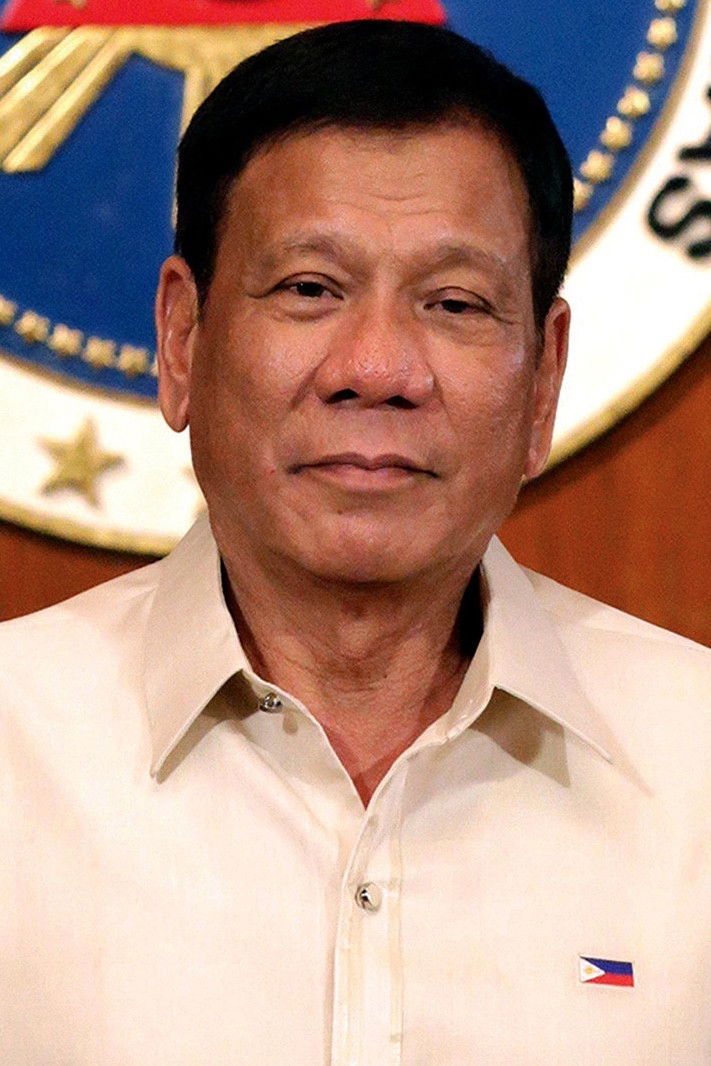et billede af Rodrigo Duterte