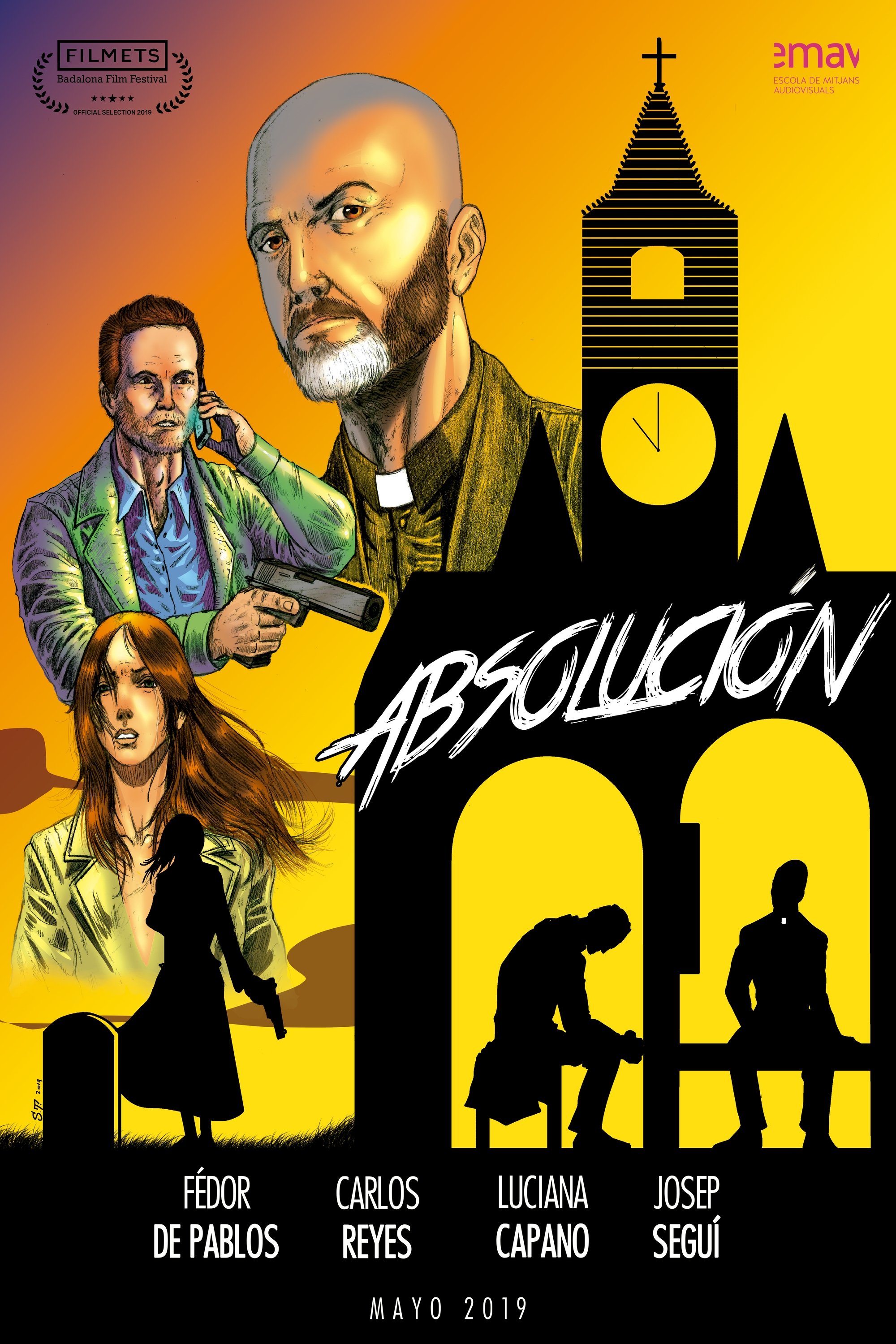 Absolución backdrop