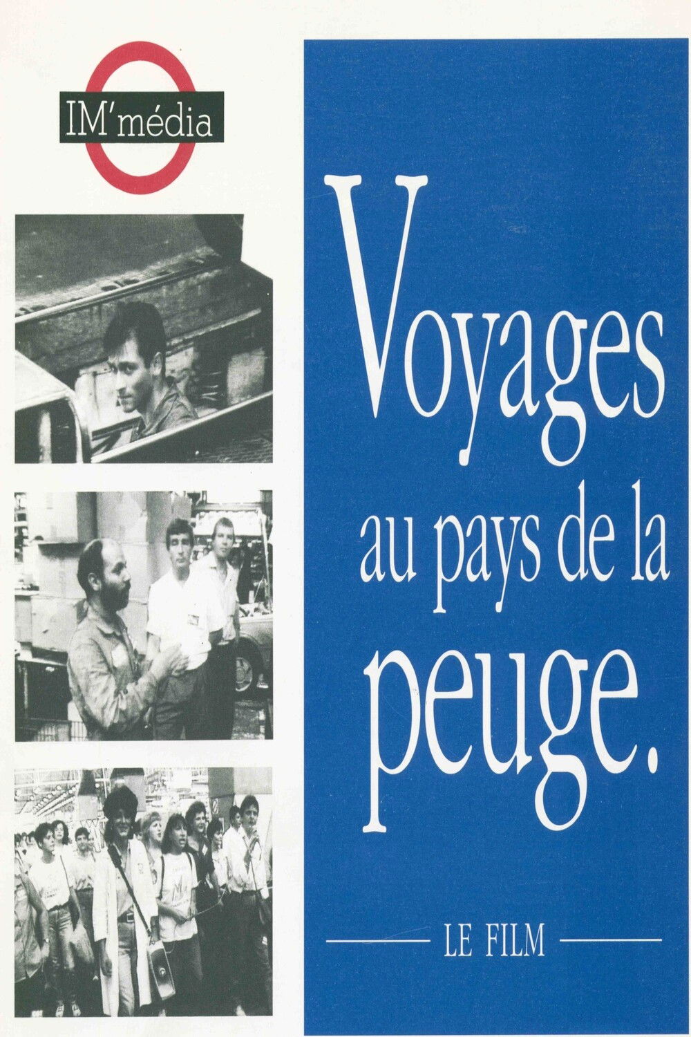 Plakat, der markedsfører VOYAGES AU PAYS DE LA PEUGE