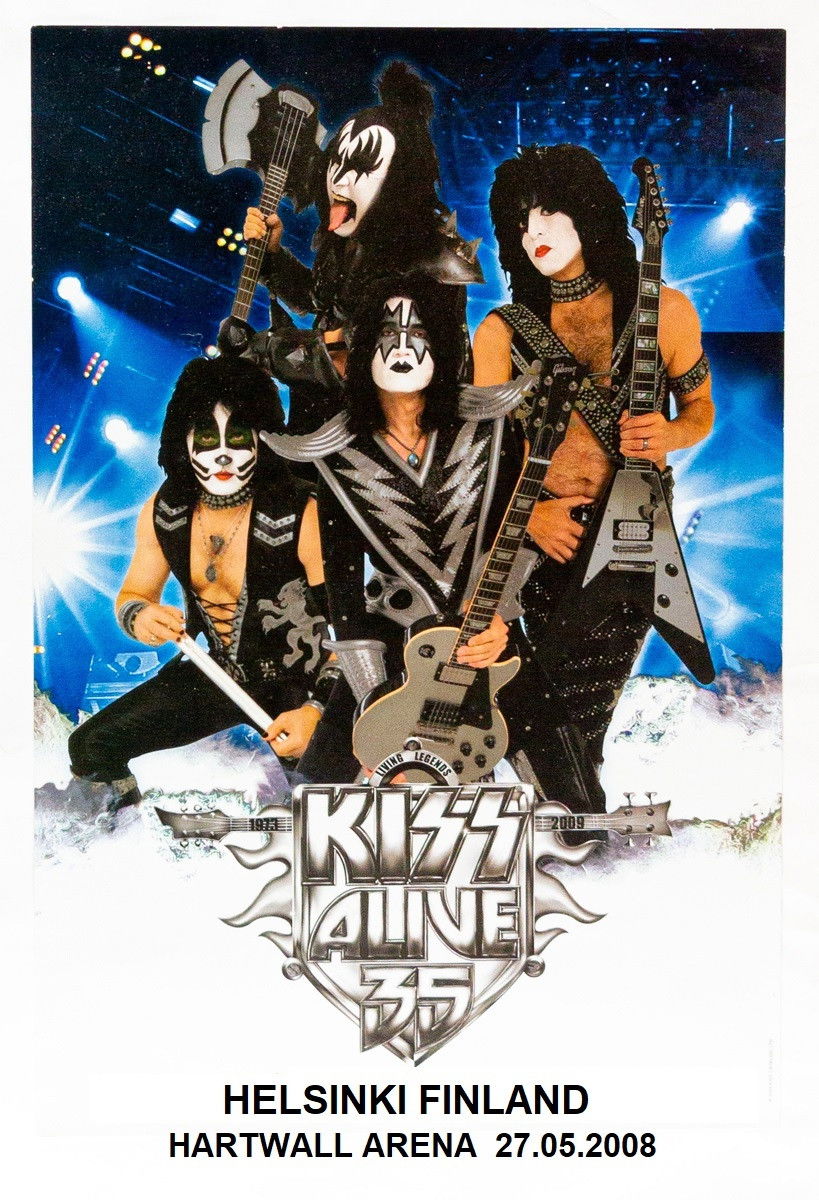 Kiss Alive 35, Hartwall Arena, Helsinki, Finland 2008