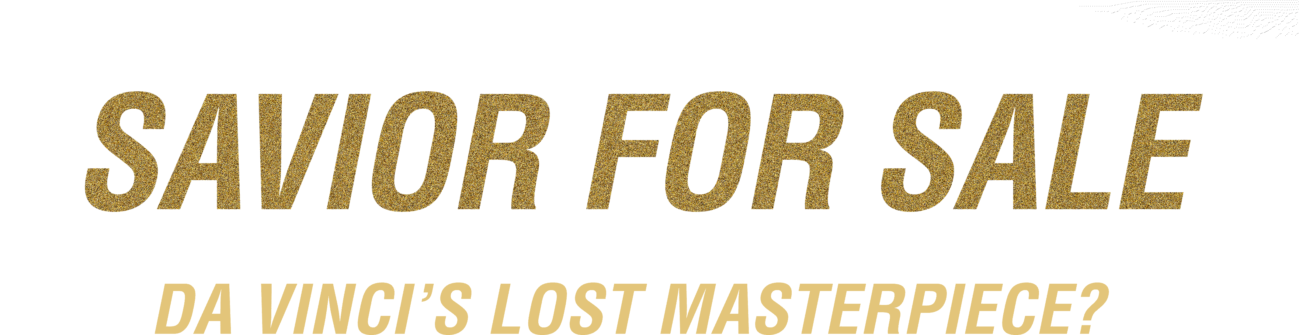 The Savior for Sale Logo