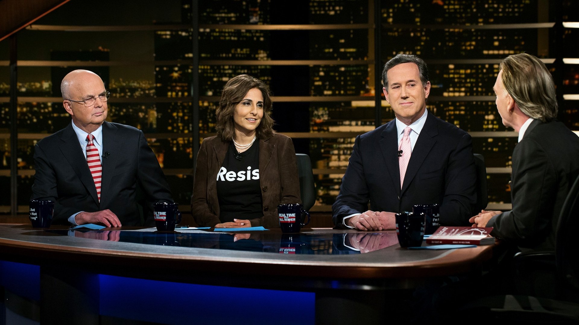 Real Time with Bill Maher Season 15 :Episode 10  Roger Stone; Jose Antonio Vargas; Michael Hayden; Rick Santorum; Neera Tanden