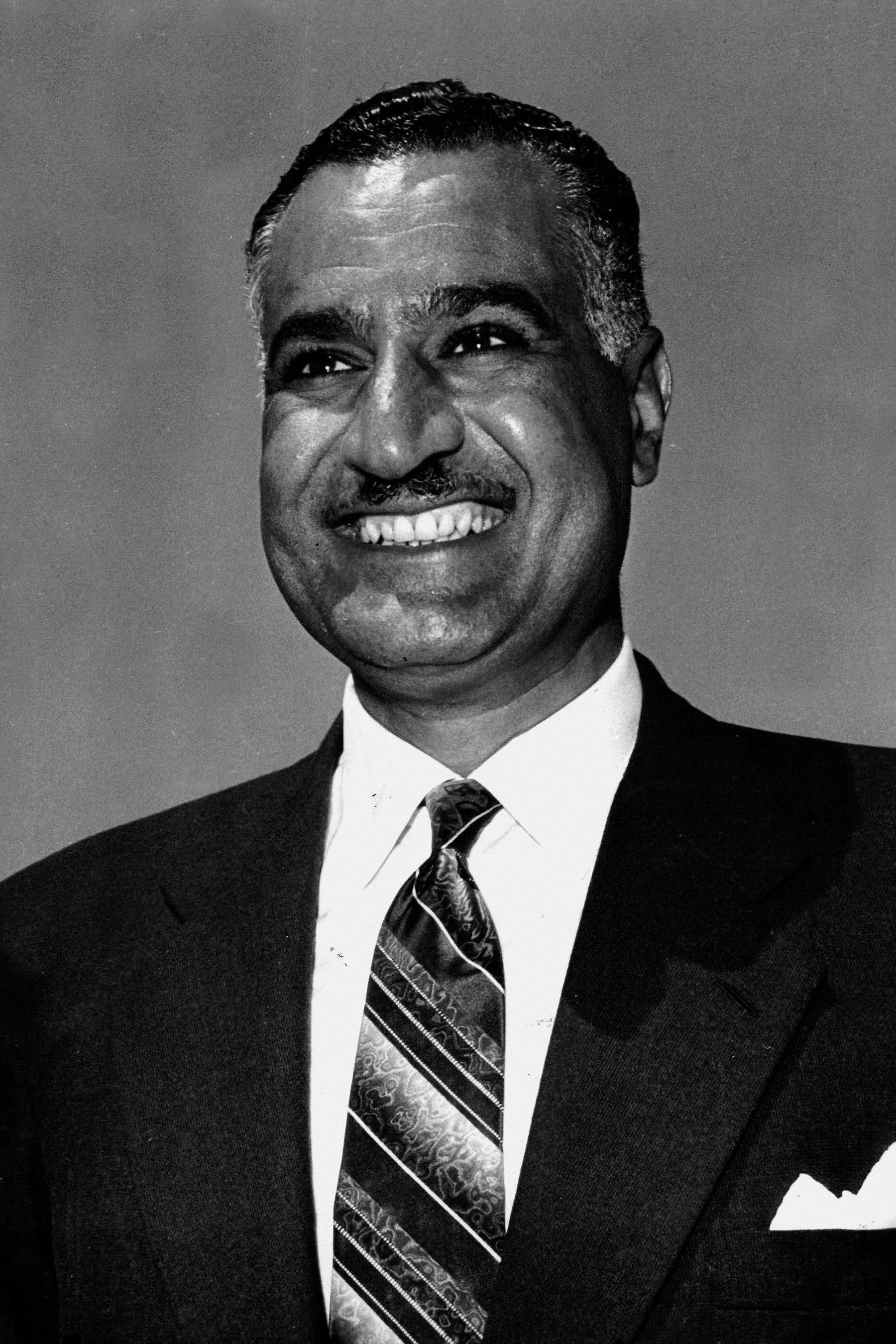 et billede af Gamal Abdel Nasser