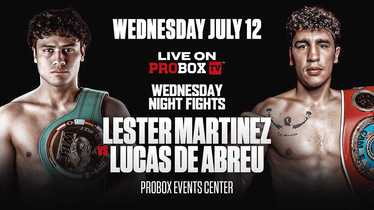 Lester Martinez vs. Lucas de Abreu