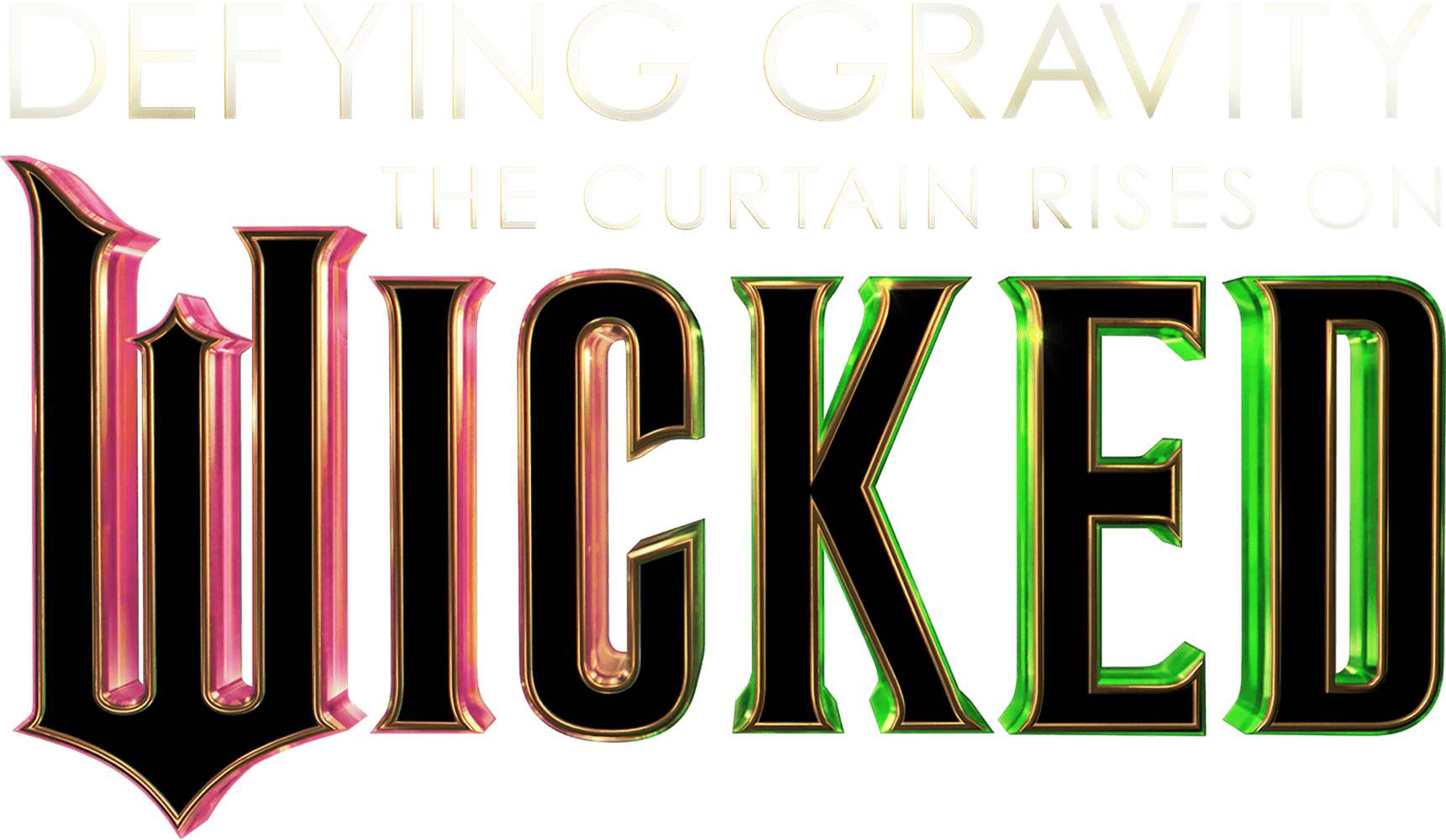Defying Gravity: The Curtain Rises on Wicked Logo