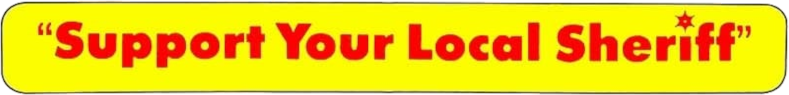 Support Your Local Sheriff! Logo