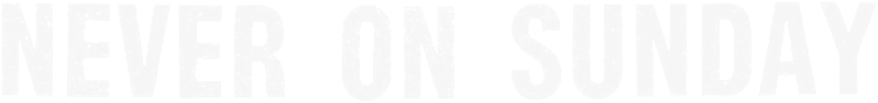 Never on Sunday Logo