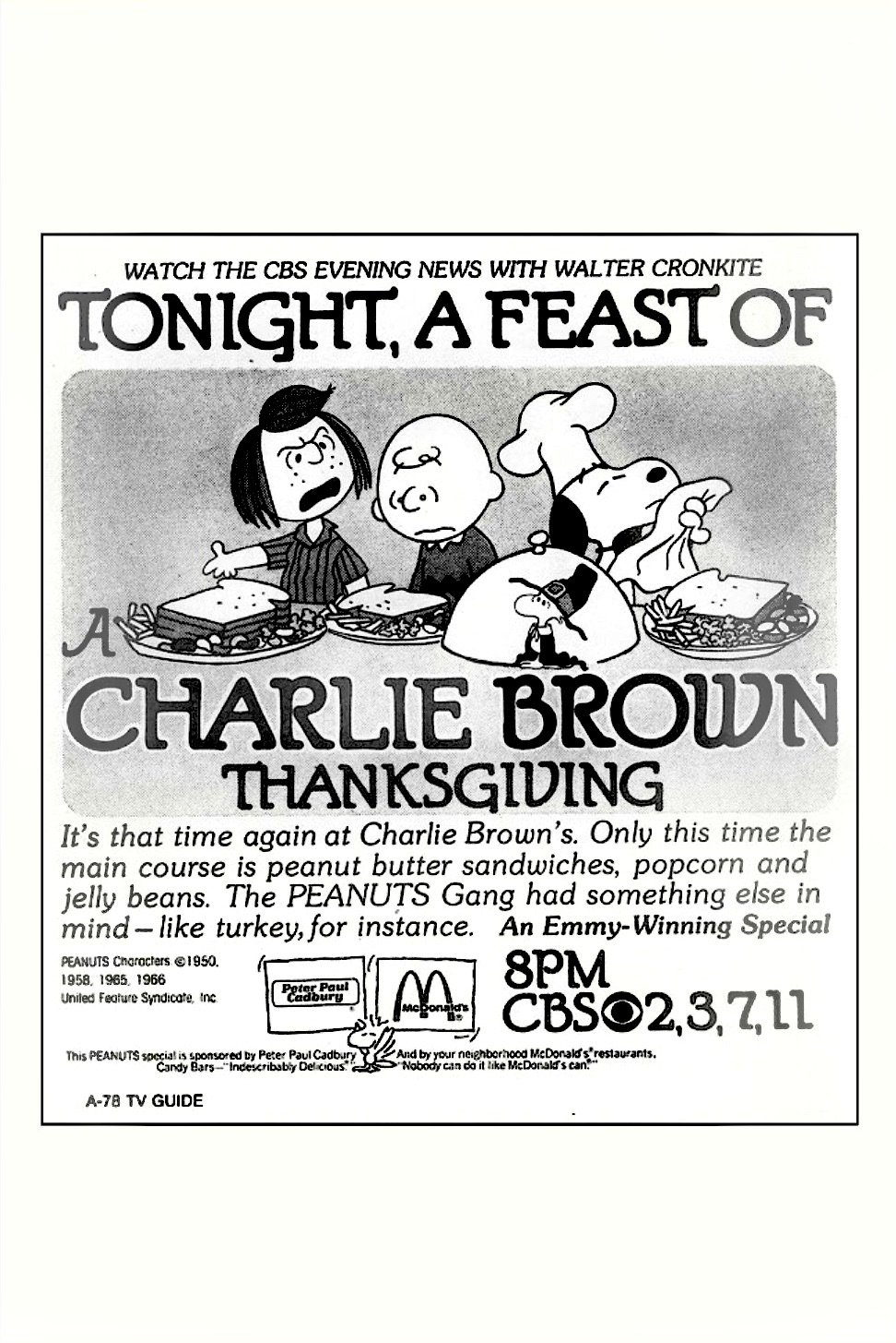 A Charlie Brown Thanksgiving