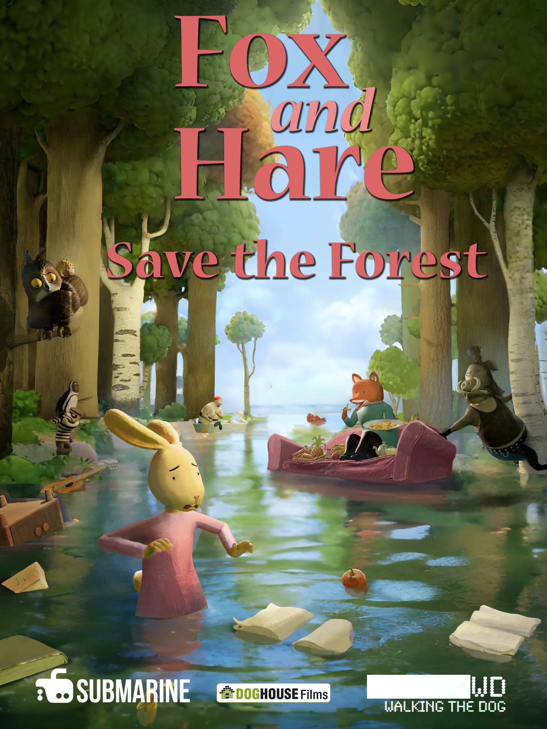 Fox and Hare Save the Forest