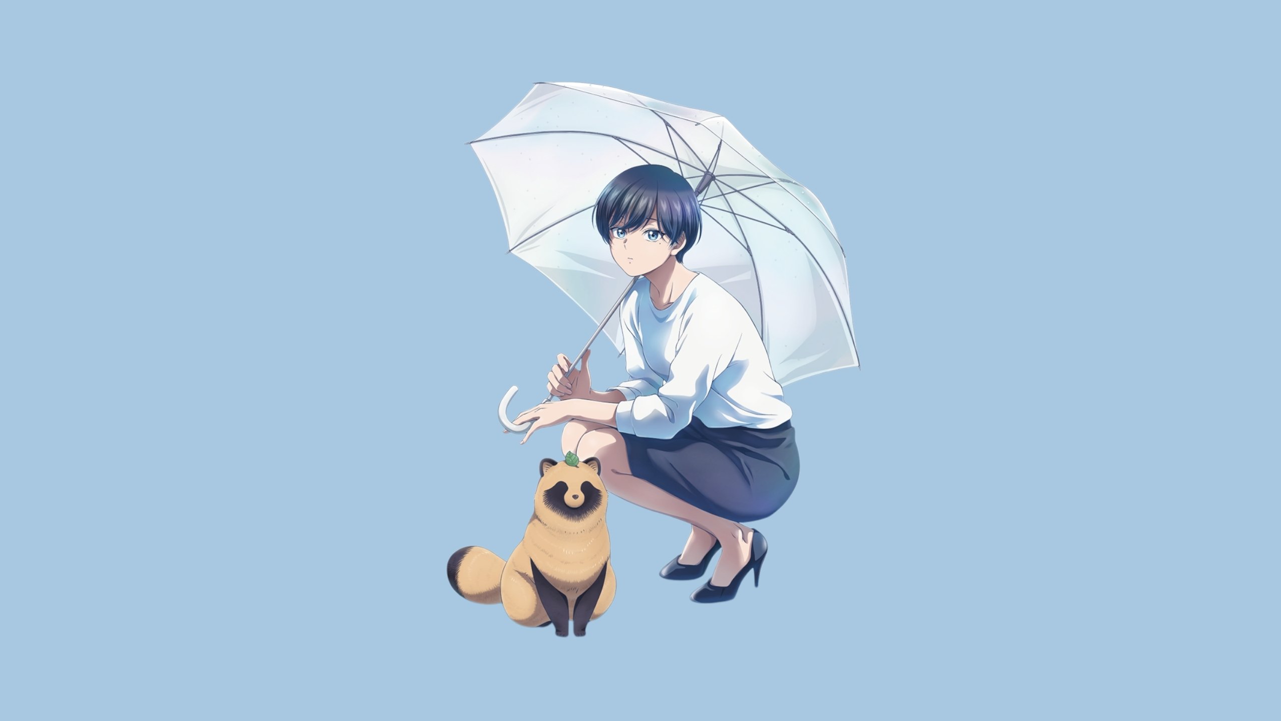 With You and the Rain Background