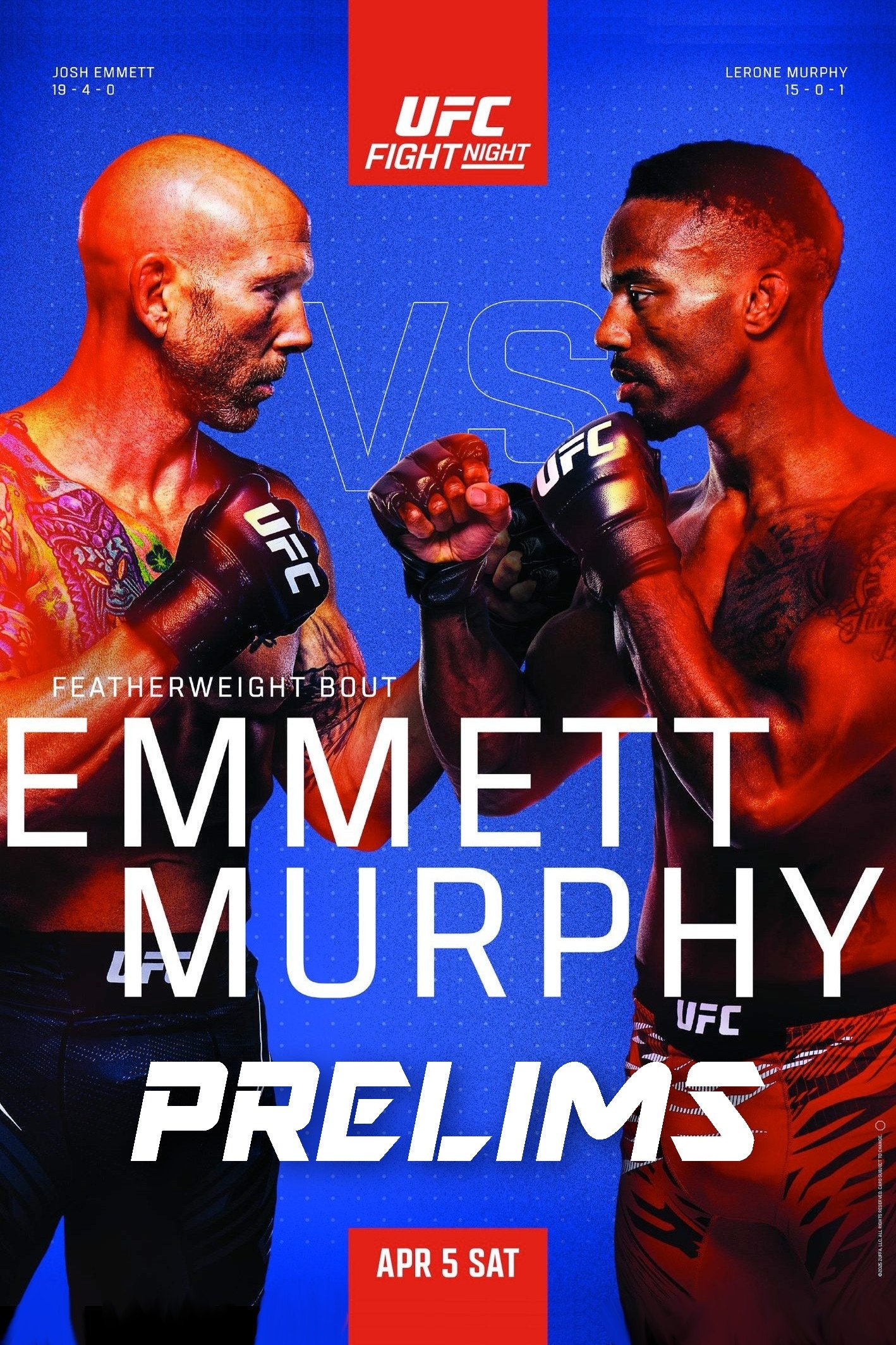 UFC on ESPN 65: Emmett vs. Murphy