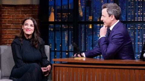 Late Night with Seth Meyers Season 7 :Episode 75  Alexandria Ocasio-Cortez, James Taylor