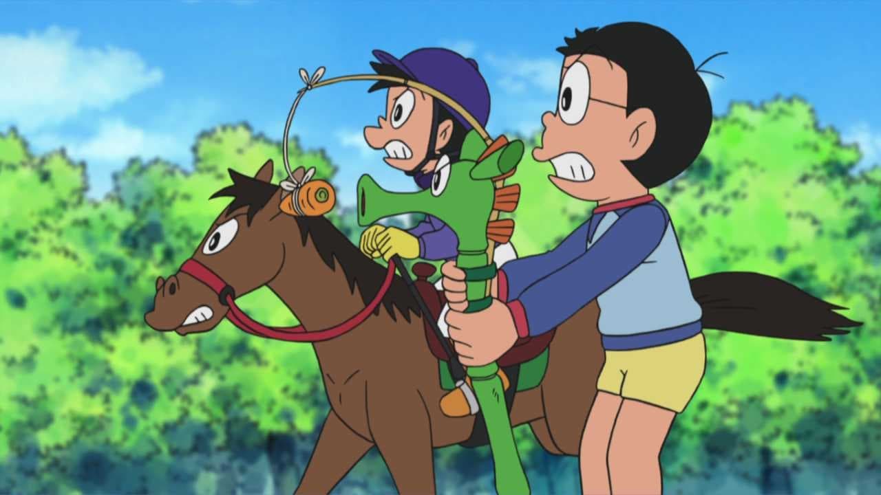 Doraemon, el gato cósmico - Season 1 Episode 526 : El rancho de zancos caballo (2024)