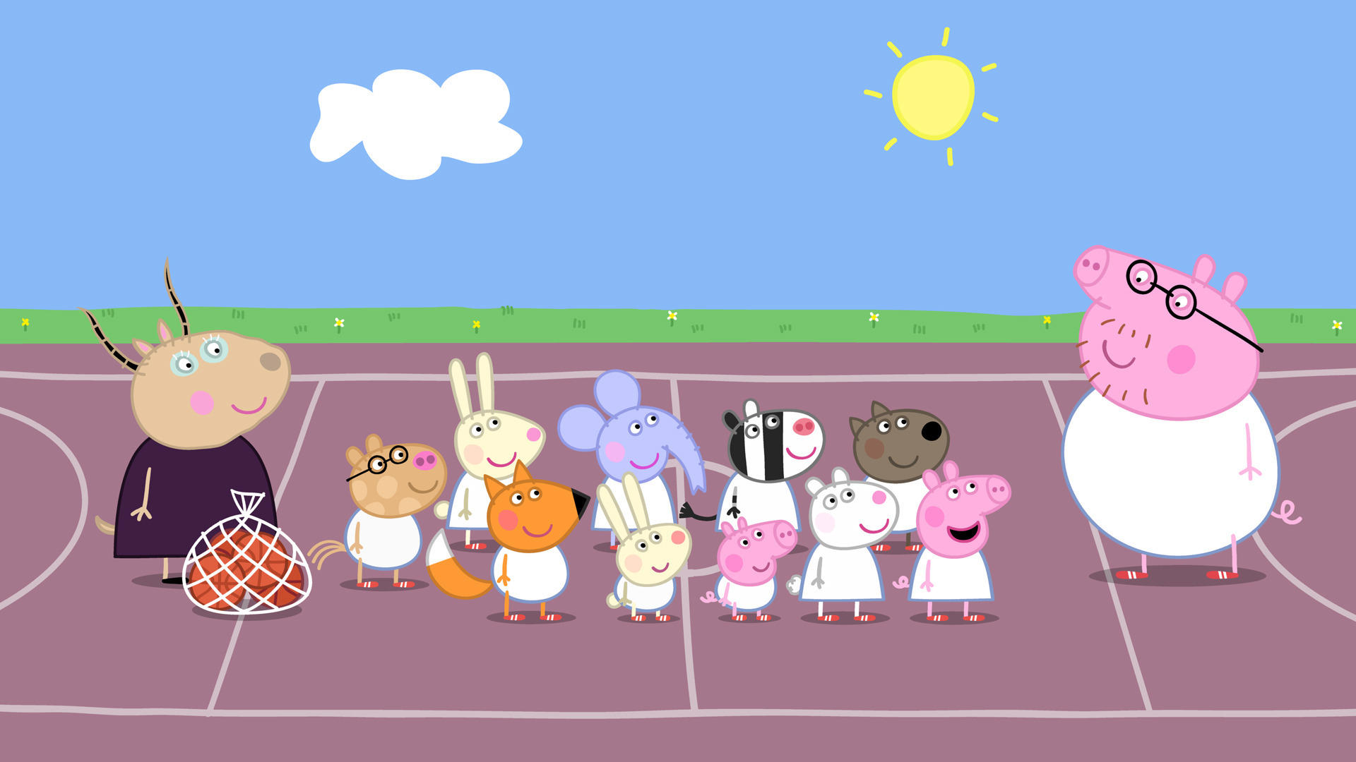 Peppa Pig Season 4 :Episode 3  Basketball