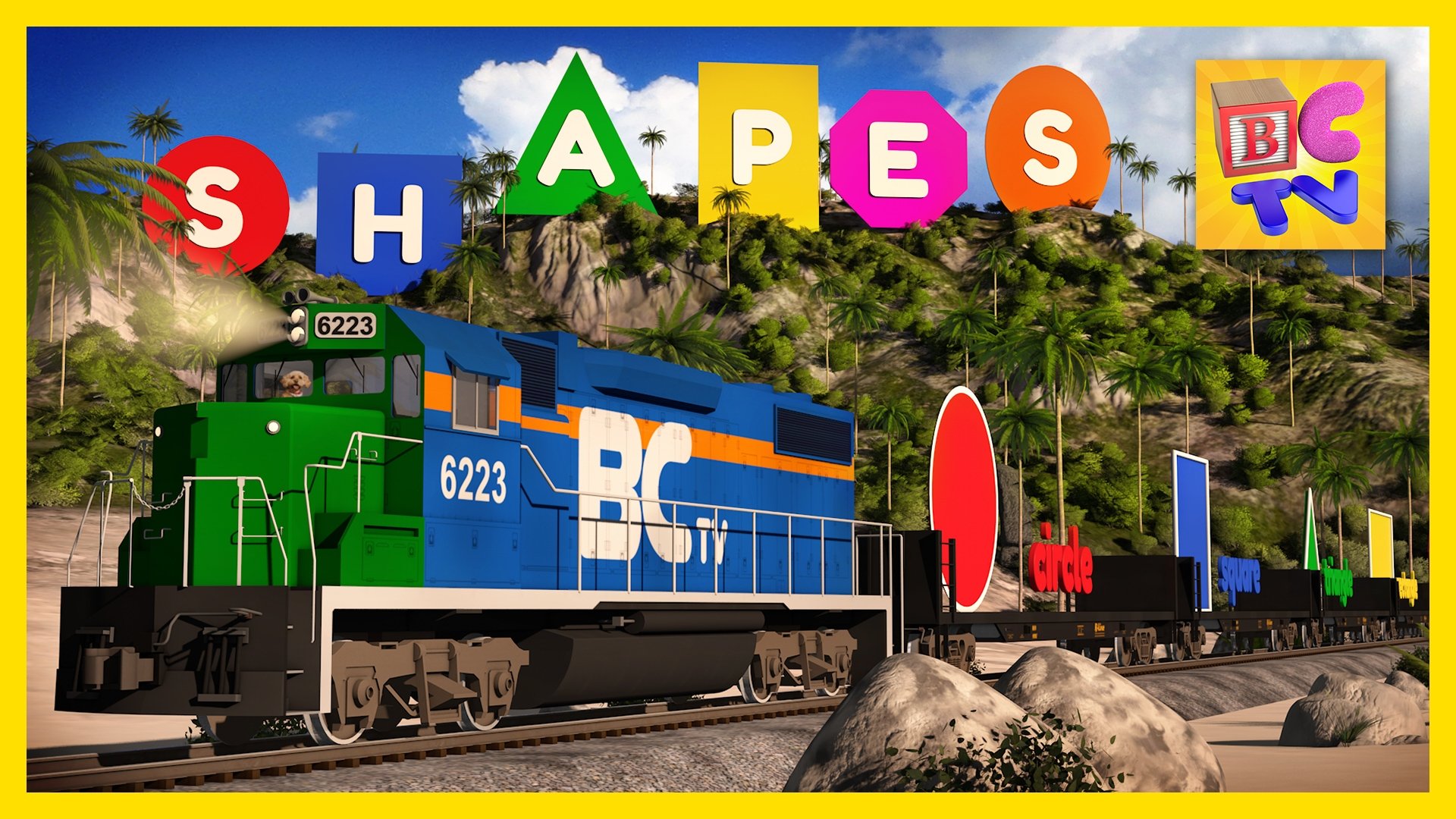 Thumbnail for Shapes Train Island Adventure Season 1 Episode 8