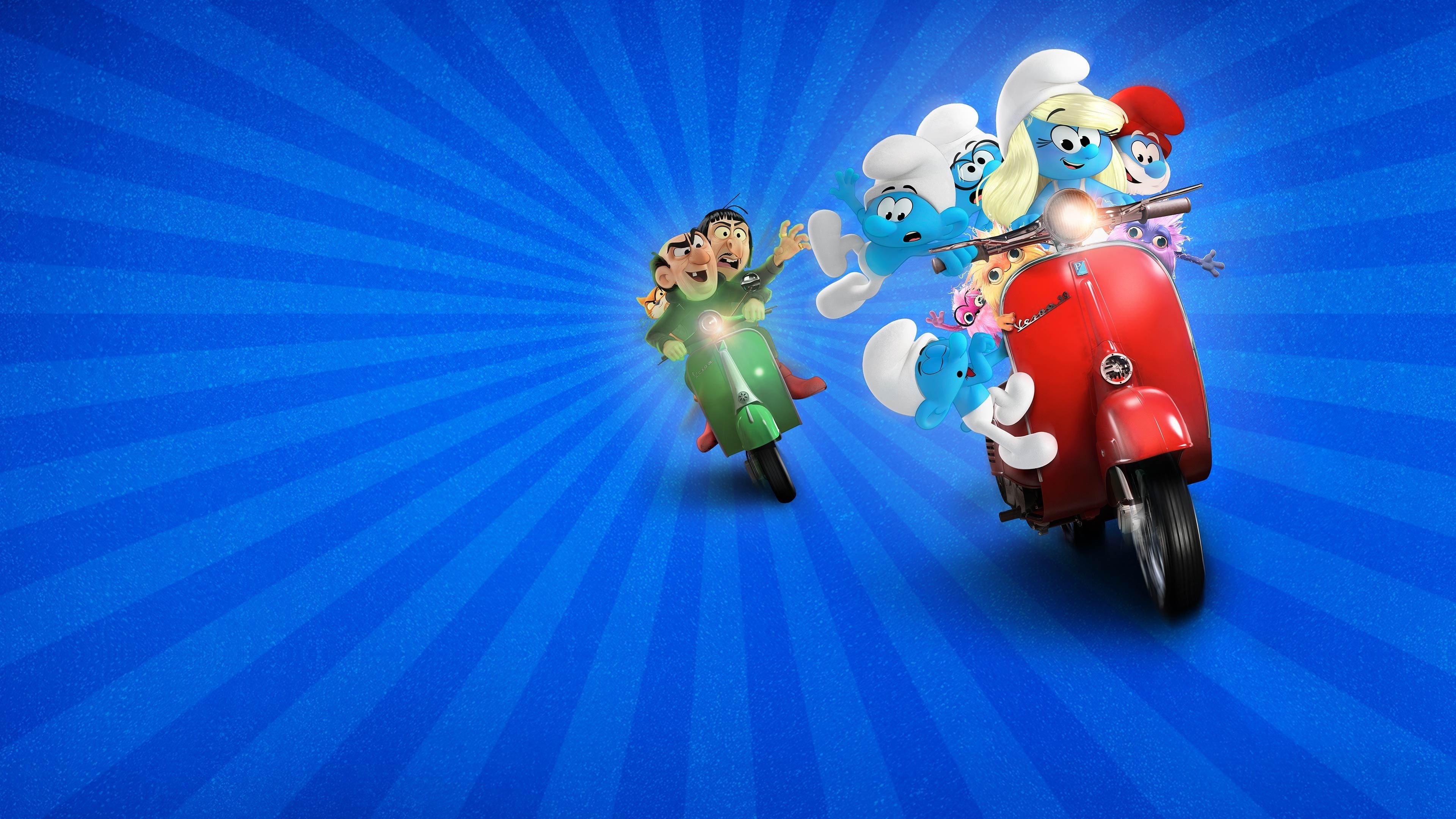 Smurfs backdrop