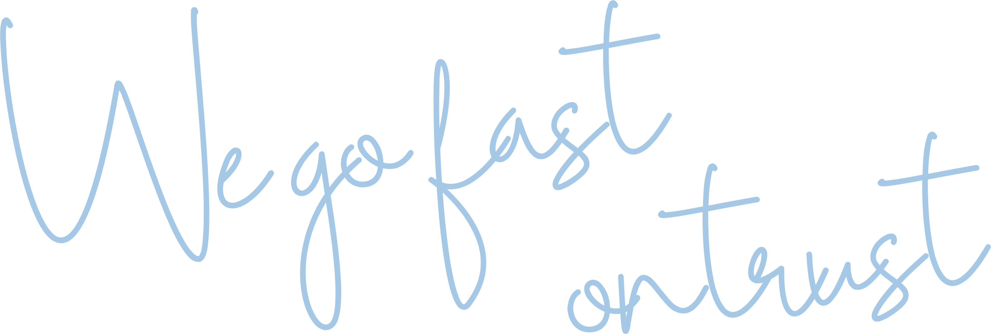 We Go Fast On Trust Logo