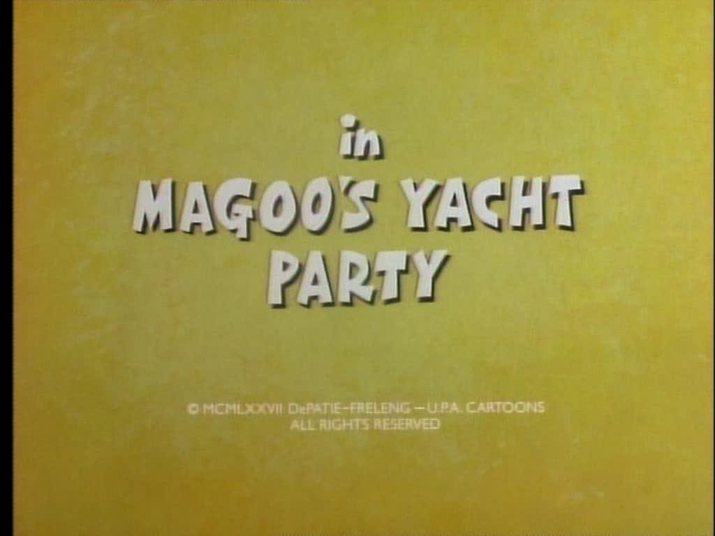 What's New, Mr. Magoo?