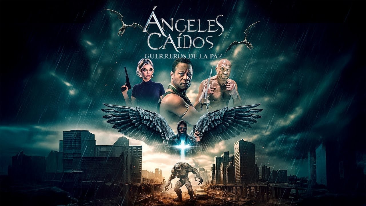 Caption: a movie poster for angels and demons