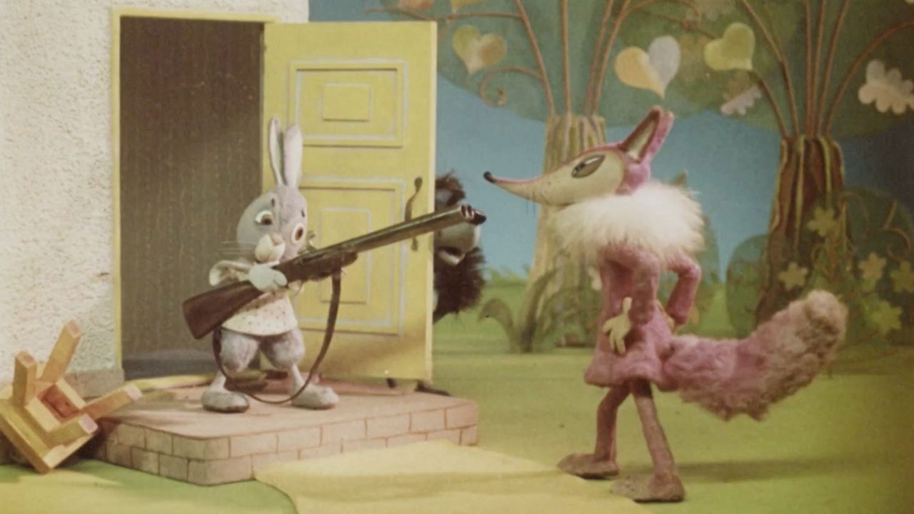 Snobbish Rabbit backdrop cover